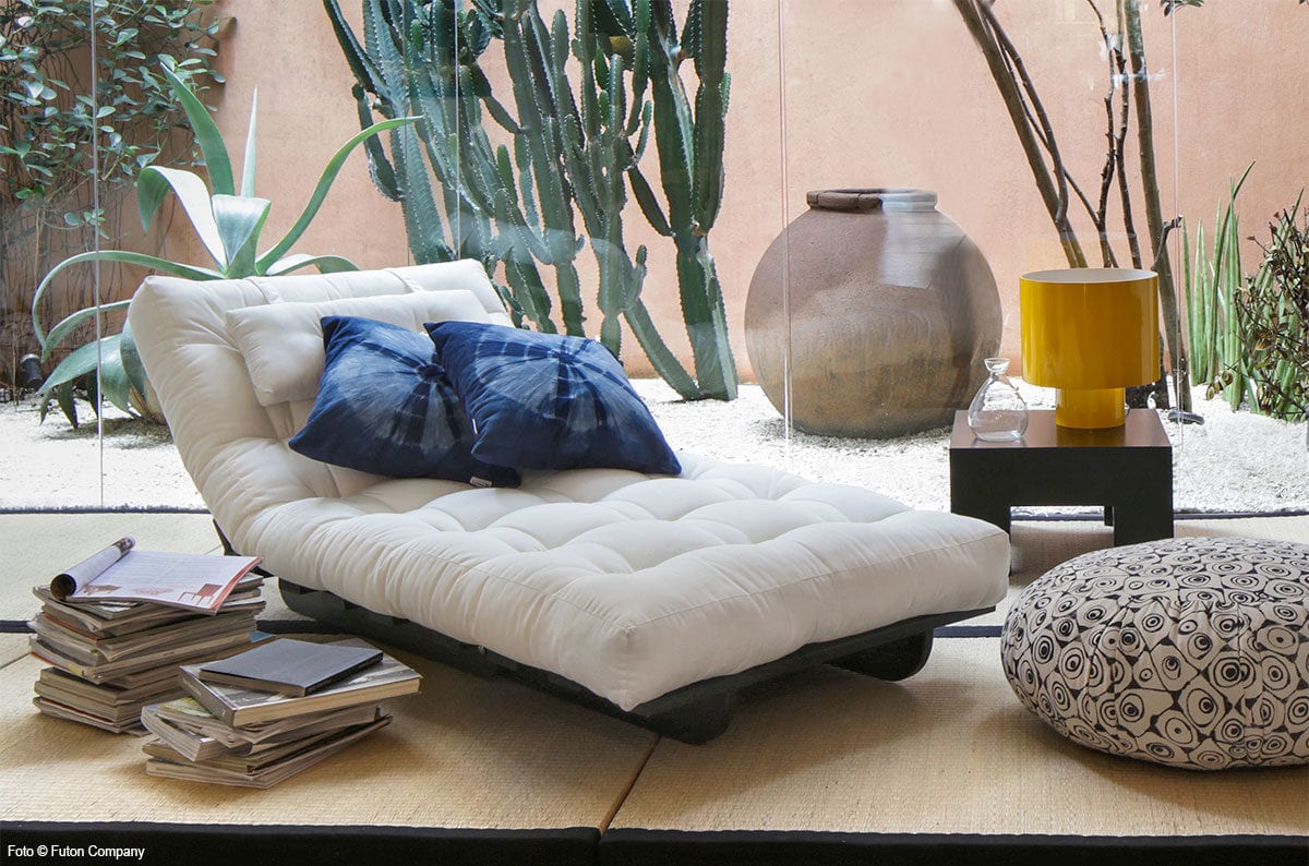 Decoração zen com sofa futon • Futon Company