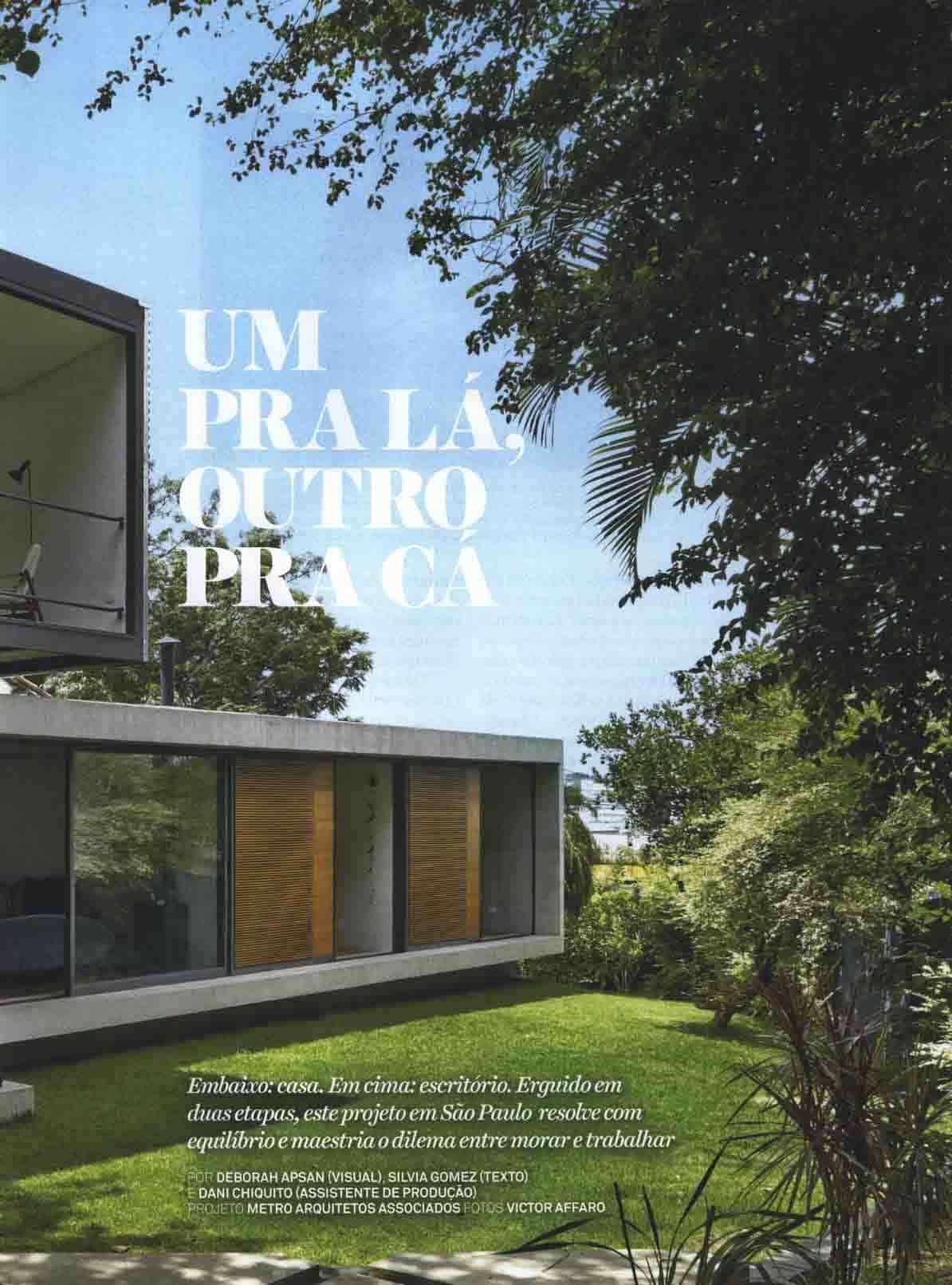 Poltrona Paulistano na revista Arquitetura e Contrução maio de 2015