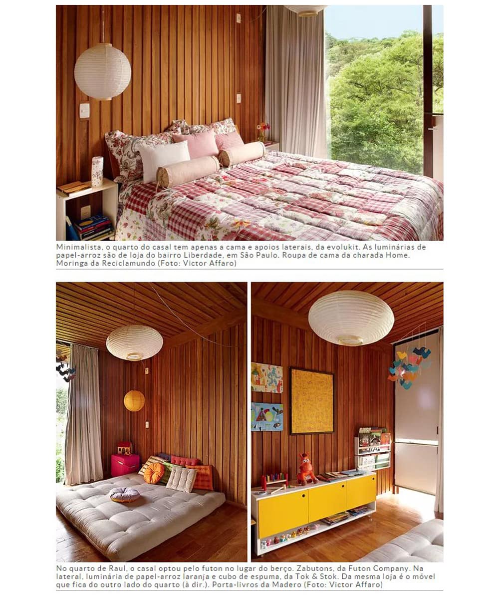 futon infantil na revista Casa e Jardim on-line do mês de Julho