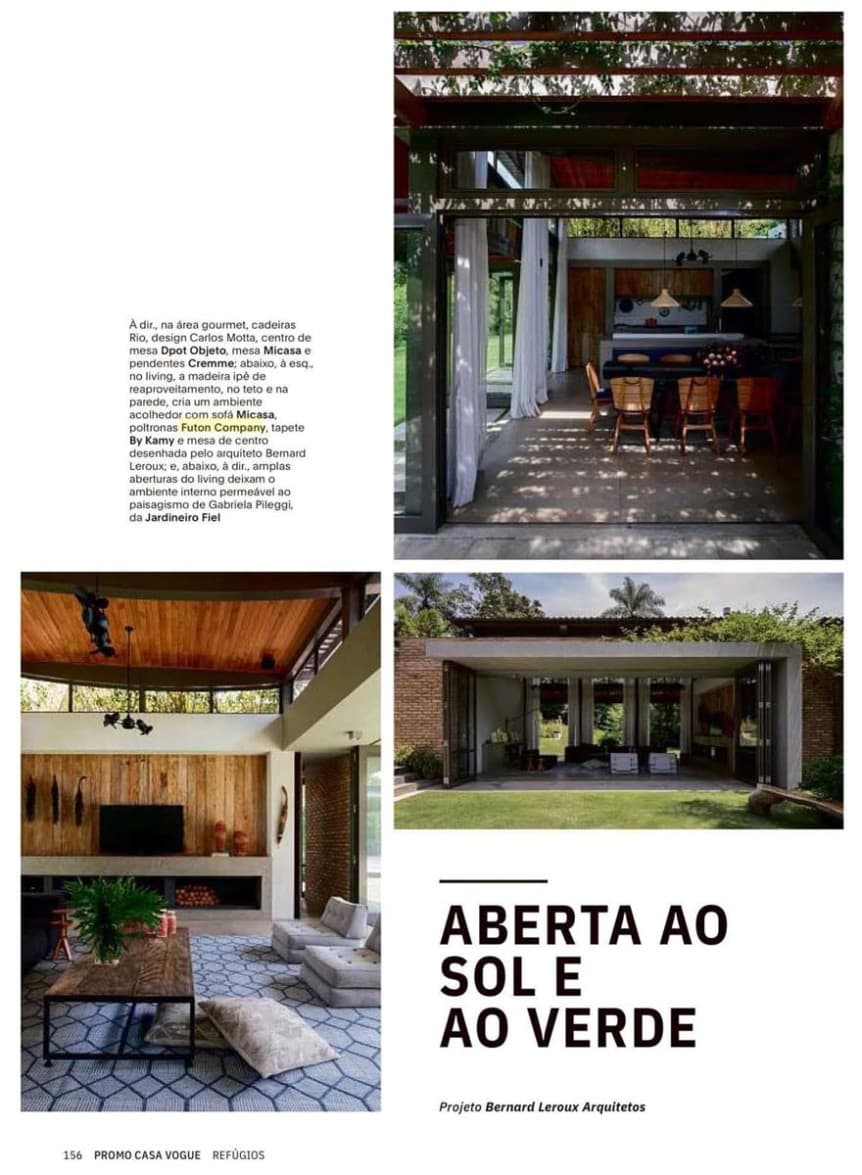 Clipping Moov Sharp na revista Casa Vogue janeiro 2020