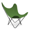 Cadeira BUTTERFLY Preta Lonita-45 Verde Folhagem 45 graus