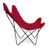 Cadeira BUTTERFLY Preta Lonita-45 Vermelho da china lateral