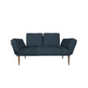 Sofa cama Oslo Classic Palito Tecido New Canvas Azul Galaxia 01-d