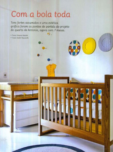 Futon Tradicional Casa Cláudia Decoração para Bebê - Novembro 2010 Foto 1