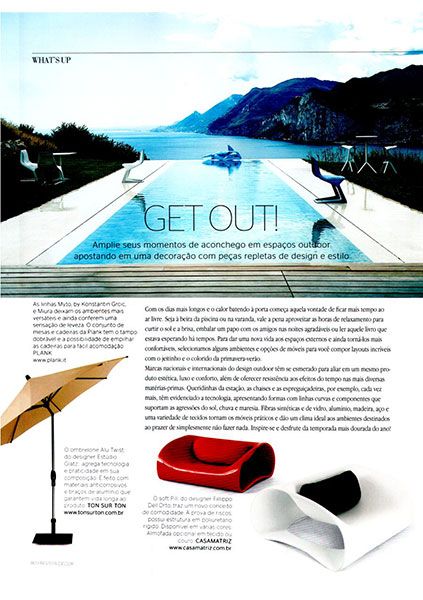 Poltrona-cama solteiro Pool Art Concept Decor - Novembro 2013 Foto 1