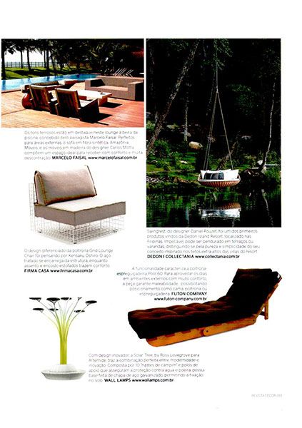 Poltrona-cama solteiro Pool Art Concept Decor - Novembro 2013 Foto 3