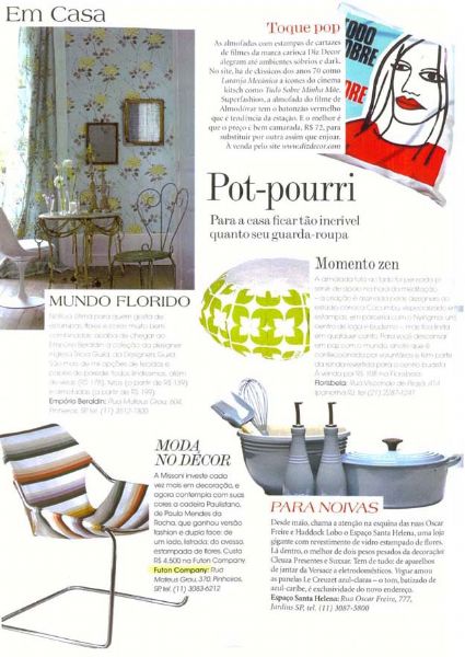 Poltrona Paulistano Casa Vogue - Setembro 2008 Foto 1