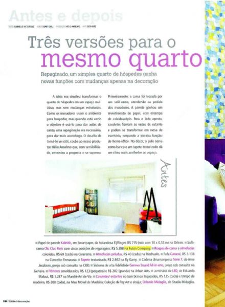 Sofá-Cama clic-clac Berlin Casa & Decoração - Outubro 2012 Foto 1