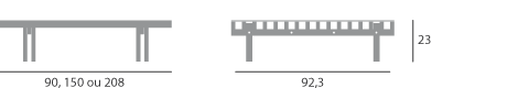 mesa de centro de madeira medidas