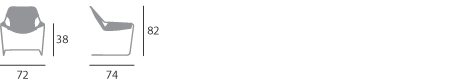 poltrona de design medidas